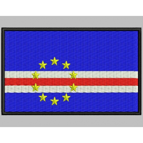 Parche Bordado Bandera CABO VERDE