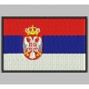 SERBIA FLAG Embroidered Patch
