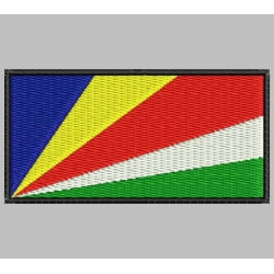 SEYCHELLES FLAG Embroidered Patch