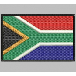 SOUTH AFRICA FLAG Embroidered Patch