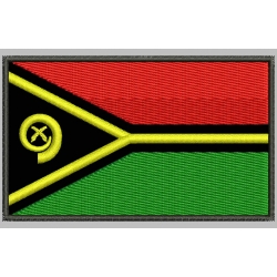 VANUATU FLAG Embroidered Patch