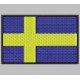 Parche Bordado Bandera SUECIA