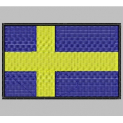 SWEDEN FLAG Embroiderd Patch