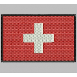 SWITZERLAND FLAG Embroidered Patch