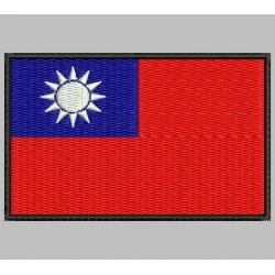 TAIWAN FLAG Embroidered Patch