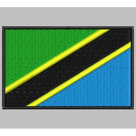 TANZANIA FLAG Embroidered Patch