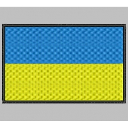 UKRAINE FLAG Embroidered Patch