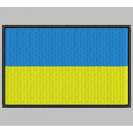 UKRAINE FLAG Embroidered Patch