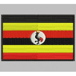 Parche Bordado Bandera UGANDA