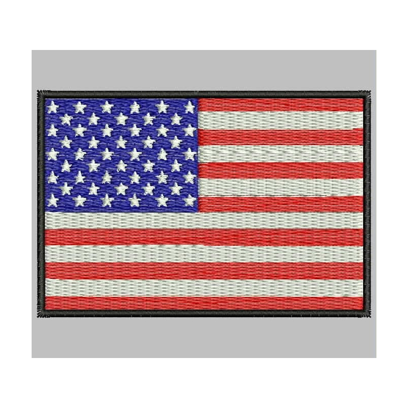 Ak32 número 1 EE UU bandera Patch perchas imagen aplicación DIY Patch 5,2 x 8,1 cm 