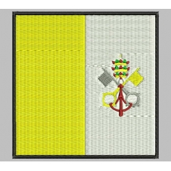 VATICAN FLAG Embroidered Patch