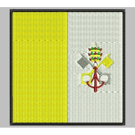 VATICAN FLAG Embroidered Patch