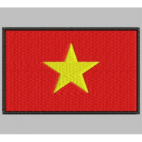 VIETNAM FLAG Embroidered Patch