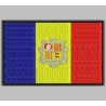 ANDORRA FLAG Embroidered Patch
