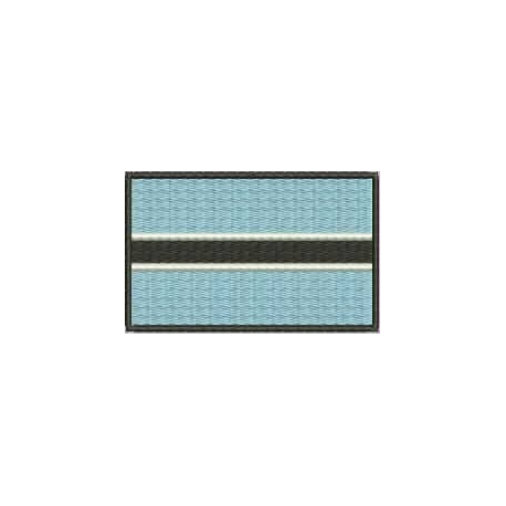 BOTSWANA FLAG Embroidered Patch