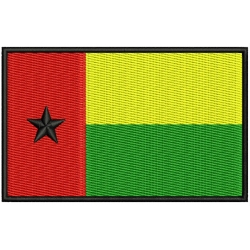 GUINEA BISSAU FLAG Embroidered Patch