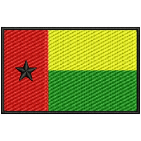 GUINEA BISSAU FLAG Embroidered Patch