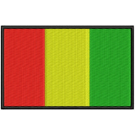 Parche Bordado Bandera GUINEA CONAKRY