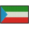 EQUATORIAL GUINEA FLAG Embroidered Patch