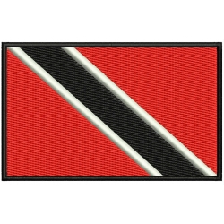 TRINIDAD AND TOBAGO FLAG Embroidered Patch