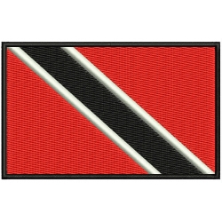 TRINIDAD & TOBAGO FLAG Embroidered Patch