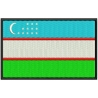 Parche Bordado Bandera UZBEKISTAN