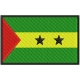 SAO TOME & PRINCIPE FLAG Embroidered Patch