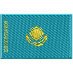 KAZAKHSTAN FLAG Embroidered Patch
