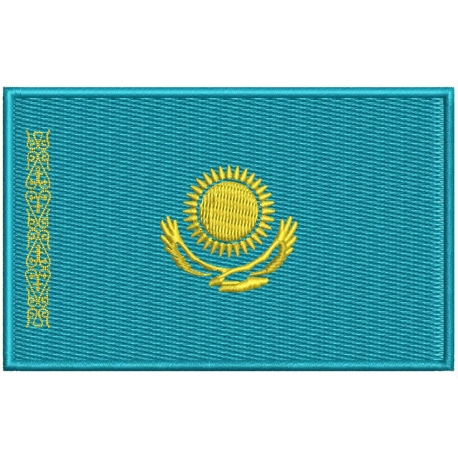 KAZAKHSTAN FLAG Embroidered Patch