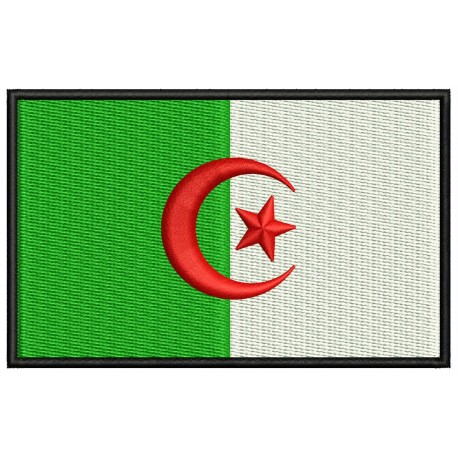 Parche Bordado Bandera ARGELIA