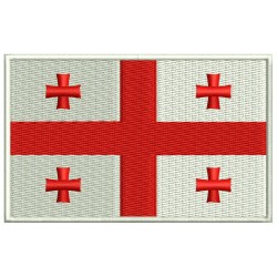 GEORGIA FLAG Embroidered Patch