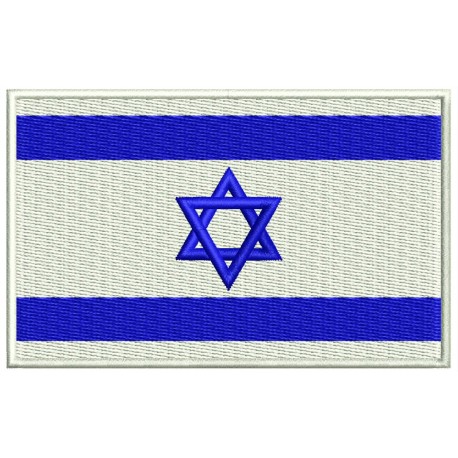ISRAEL FLAG Embroidered Patch