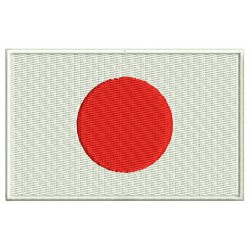 Parche Bordado Bandera JAPON