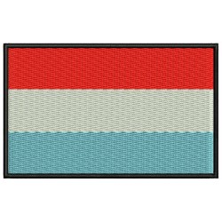LUXEMBOURG FLAG Embroidered Patch