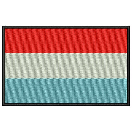 Parche Bordado Bandera LUXEMBURGO