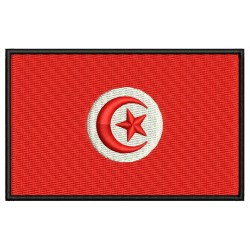 TUNISIA FLAG Embroidered Patch