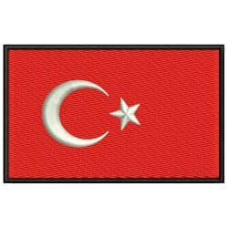 TURKEY FLAG Embroidered Patch
