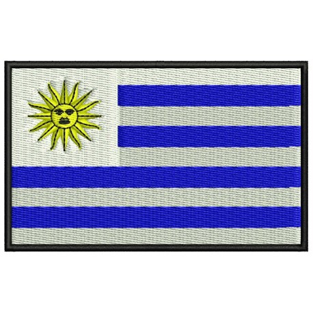 Parche Bordado Bandera URUGUAY