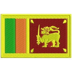 SRI LANKA FLAG Embroidered Patch