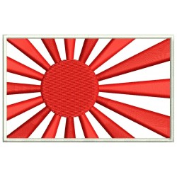 JAPAN II WAR (KAMIKAZE) FLAG Embroidered Patch