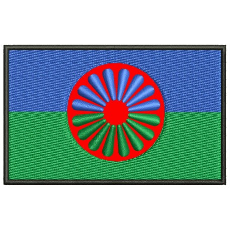 Parche Bordado Bandera GITANA