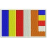 BUDDHIST FLAG Embroidered Patch