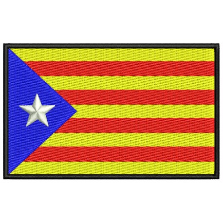 Parche Bordado Bandera CATALUNYA (Estelada)