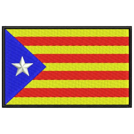 Parche Bordado Bandera CATALUNYA (Estelada)