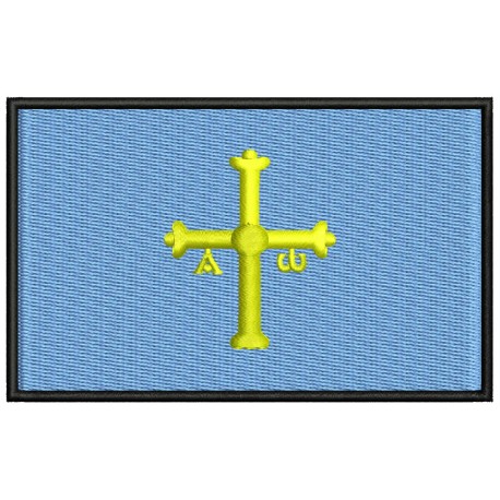 ASTURIAS FLAG Embroidered Patch