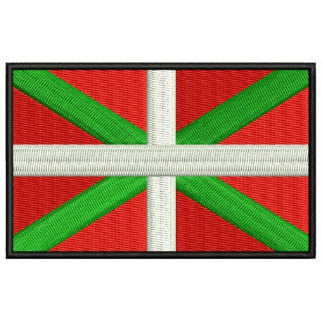 BASQUE COUNTRY FLAG Embroiderd Patch