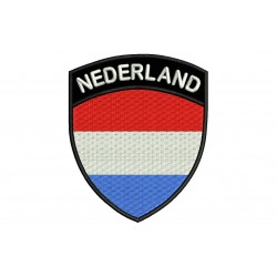 NETHERLANDS SHIELD Embroidered Patch