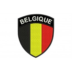 BELGIUM SHIELD Embroiderd Patch