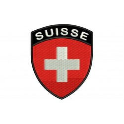 Parche Bordado Escudo SUIZA