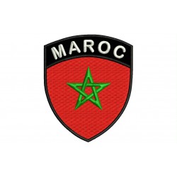 MOROCCO SHIELD Embroiderd Patch